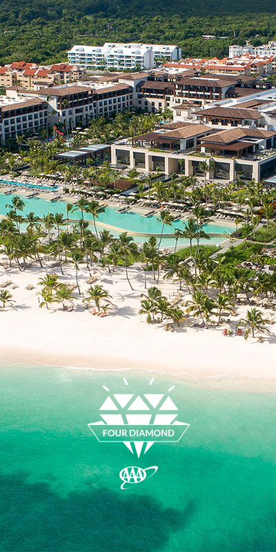  Iconic aerial image of the Lopesan Costa Bávaro hotel, Resort, Spa & Casino in Punta Cana 